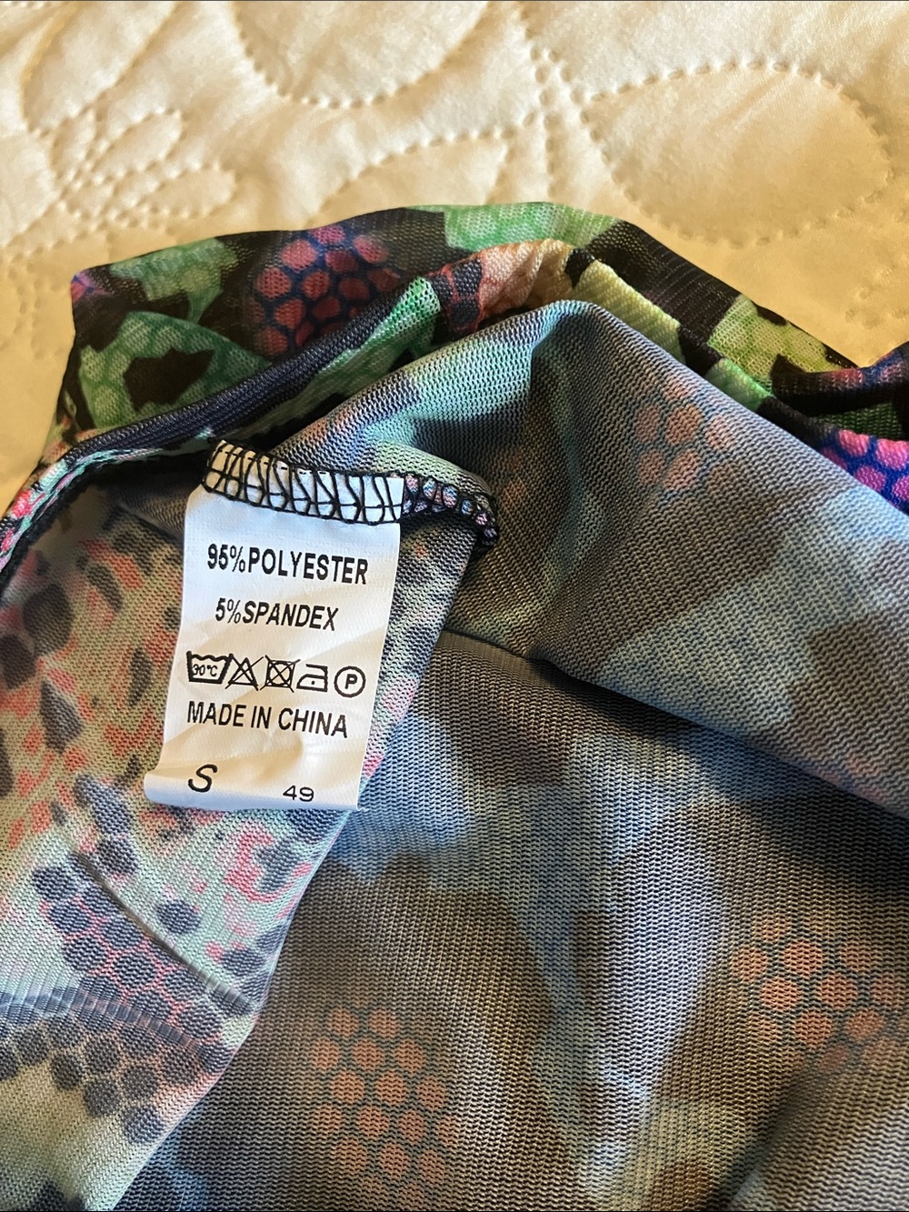 Two Piece Multi-Color Snake Print Romper - Picture 4 of 6